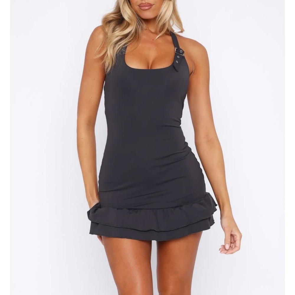 Whitefox bnwt Black Halter Mini Dress